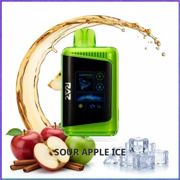 DC25000_Sour_Apple_Ice Raz DC25000 - Sour Apple Watermelon