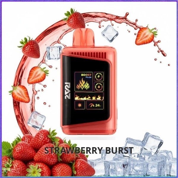 DC25000_Strawberry_Burst Raz DC25000 - Sour Watermelon Peach