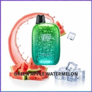 FLUM_Green_Apple_Watermelon Flum Pebble - Green Apple Watermelon