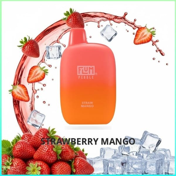 FLUM_Strawberry_Mango Flum Pebble - Strawberry Mango