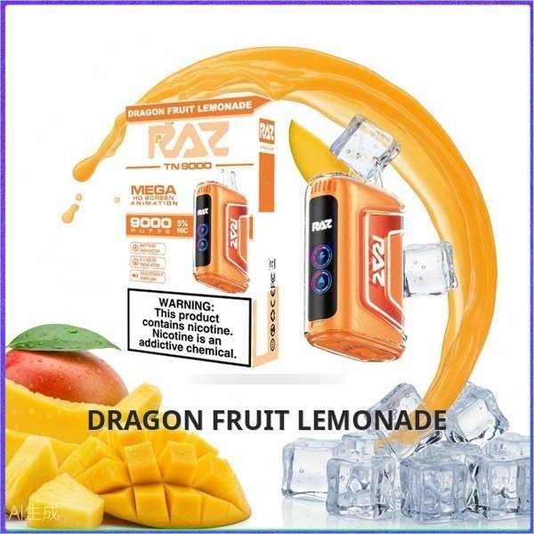 TN9000_Dragon_Fruit_Lemonade Raz TN9000 - Dragon Fruit Lemonade