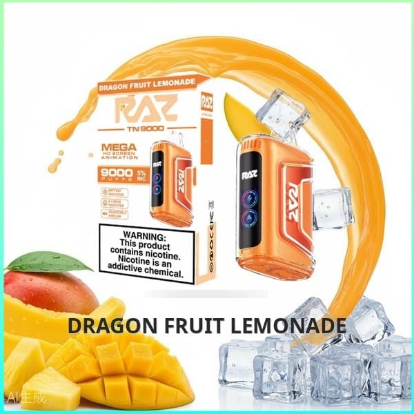 TN9000_Dragon_Fruit_Lemonade Raz TN9000 - Dragon Fruit Lemonade