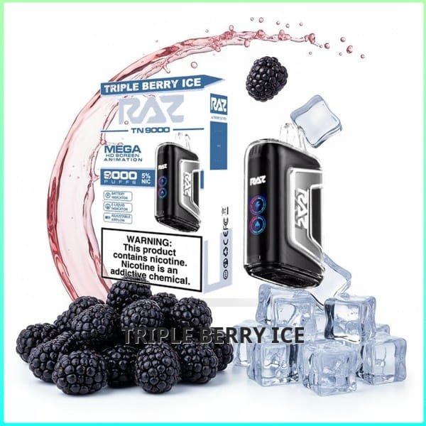 Raz TN9000 - Triple Berry Ice