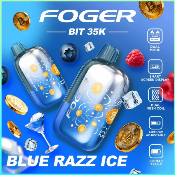 blue-razz-ice-foger-bit-35k-cover Blue Razz Ice – Foger Bit 35K Puffs