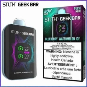 Blueberry Watermelon Ice 80K Disposable by STLTH x Geek Bar