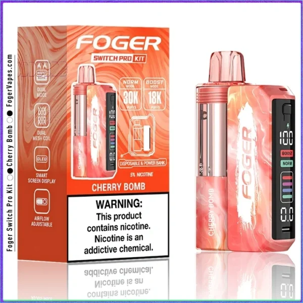 cherry-bomb-foger-switch-pro-30k-puffs-disposable-kit-box Cherry Bomb – Foger Switch Pro Kit | 30K Puffs