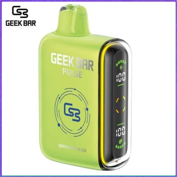 Green Apple Ice Pulse Disposable 9K by Geek Bar