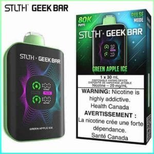 green-apple-ice-stllth-x-geek-bar-jcv Green Apple Ice 80K Disposable by STLTH x Geek Bar