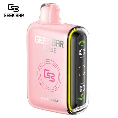 Juicy Peach ice Pulse Disposable 9K by Geek Bar