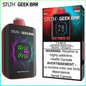 Red Punch Ice 80K Disposable by STLTH x Geek Bar
