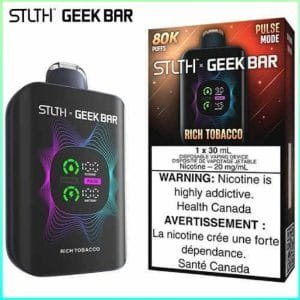 Rich Tobacco 80K Disposable by STLTH x Geek Bar