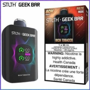 Rich Tobacco 80K Disposable by STLTH x Geek Bar