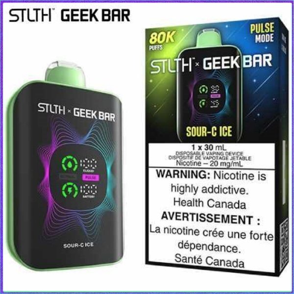 Sour C Ice 80K Disposable by STLTH x Geek Bar