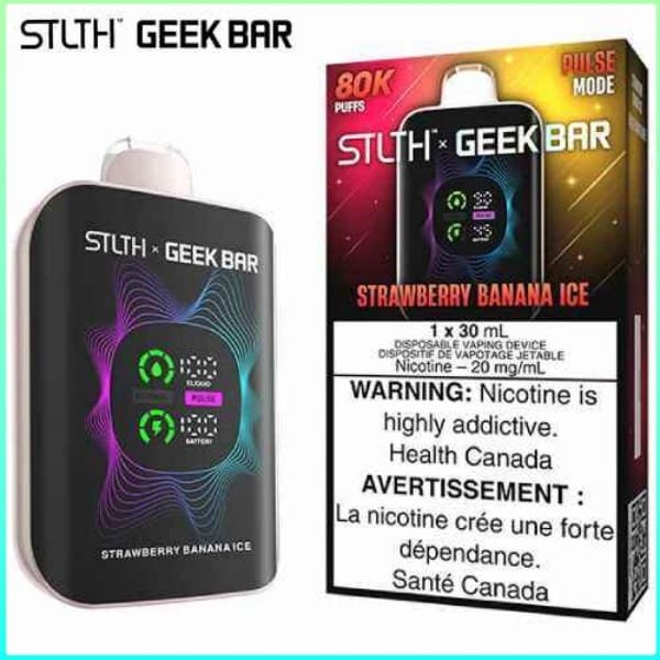 strawberry-banana-ice-stllth-x-geek-bar-jcv Strawberry Banana Ice 80K Disposable by STLTH x Geek Bar
