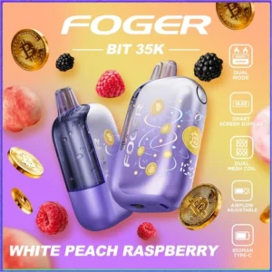 White Peach Raspberry – Foger Bit 35K Puffs